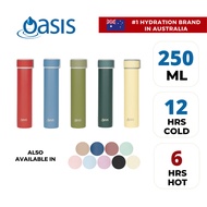 Oasis Skinny Mini Insulated Water Bottle 250ML Matte