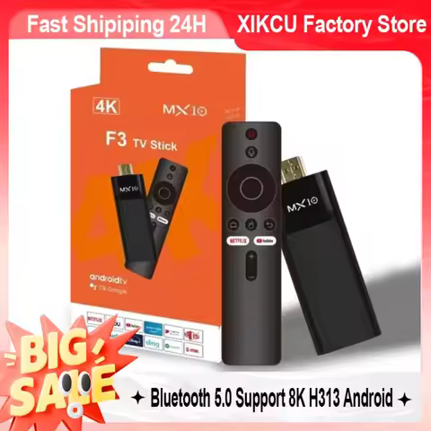 XIKCU New MX10-F3 Product H313 Four core WiFi6 Bluetooth 5.0 Support 8K H313 Android 13.0 2+16GB 4+3