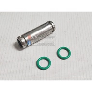 CLK CNC 304 Stainless Steel Water Pump Bypass Pipe with Viton Oil Rings for AE86 4AGE 16V engine - c