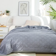 LZD Skin-friendly Bamboo Cotton Fiber Double-layer Gauze Towel Quilt Queen Size King Air-conditioned