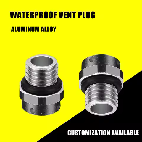Aluminum Waterproof Air Vent Valves M5 M6 M8 M10 M12 M16 M20 Screw In Protective Vent Plug Automatic
