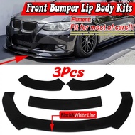 Universal Car Front Bumper Lip Deflector Lips Guard For BMW E90 E91 E92 E93 E80 E81 E82 E87 G28 G30 