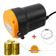 Car Oil Pump 60W Electric Crude Oil Fluid Pump Extractor Transfer Engine Suction Pump + Tubes for Auto Car Boat