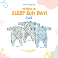 Minimoto Sleep Suit Baby - Blue