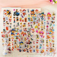 12Sheets/set ❤ PAW Patrol Series 02 DIY Rewards Sticker ❤ Cartoon 3D Puffy Bubble Stickers Waterpoof Toys PVC Stickers