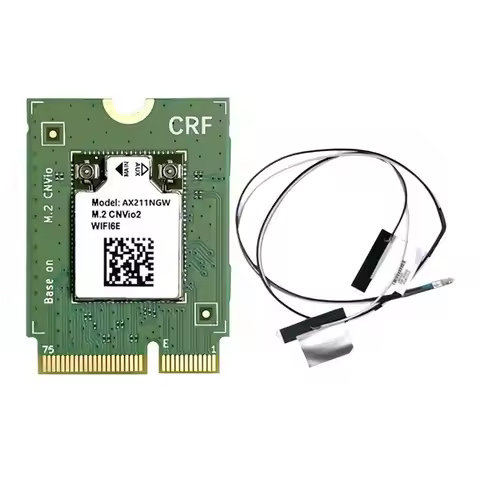 AB97-AX211NGW Wifi 6E Card+2Xantenna 2.4G&5G&6G M.2 Cnvio Bluetooth 5.3 802.11AX Support Win10 Win11