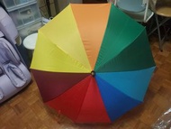 【極致工藝】16骨強化抗風彩虹長傘 🌈 專業級攝影/婚慶道具 (全新)