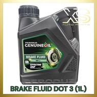 100% Original Genuine Perodua Brake Fluid Dot 3 1L Minyak Brake Dot3 Brake Oil Minyak Brake Myvi Alz