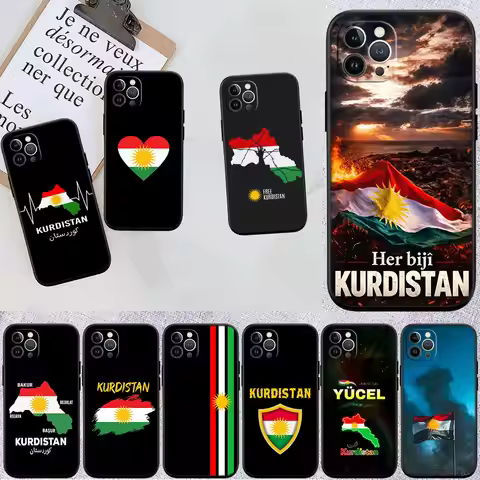OH32 Kurdistan Flag Phone Case for Huawei Mate 10 20 P20 P30 Lite Pro Y6 Y7 Y9 Prime Y8S Y9S