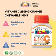 21st Century Vitamin C-250 Orange (Chewable) (100 Tablets)
