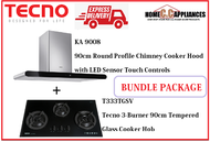 TECNO HOOD AND HOB FOR BUNDLE PACKAGE ( KA 9008 &amp; T 333TGSV ) / FREE EXPRESS DELIVERY