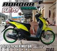 COD DECAL STICKER FULL BODY BEAT POP TERBARU BEAT THN 2016 AKSESORIS BEAT POP MODIFIKASI BEAT POP VA