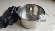 全新 Serafino Zani Stainless Steel Pot with Lid
