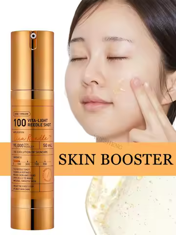 Vita-Light Reedle Serum With Vitamin C Capsules & Vitamin E Korean Skin Booster Enhances Skin Textur