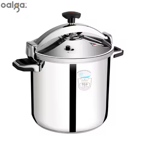 3-30 Litre 304 Stainless Steel Commercial Inox Pressure Cooker Large Cooking Pot Pan Hotal Induction