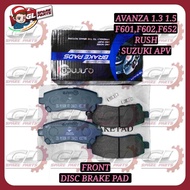 TOYOTA AVANZA 1.3 1.5 F601 F602 RUSH 1.5 F700 SUZUKI APV FRONT DISC BRAKE PAD (ASIMCO/USA)