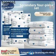 BANA Non-Woven Bedding Set, Non-Woven Fabric Three/Four-Piece Set Disposable Bedding Set, Thickened 