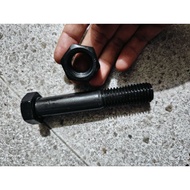 Steel bolt nut 8.8 m18x100 key 27 thread pitch 2.5 steel bolt nut/ m18x100 8.8 steel bolt/ m18x100 +