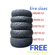 KRX MOTOR TIRE TUBELESS 130/70-12, 120/70-12, 100/60-12, 90/90-12, 90/100-10