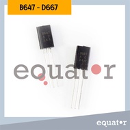 Transistor TR B647 / D667 B 647 D 667