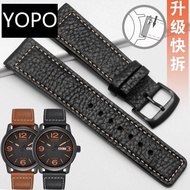 手表带 Original genuine leather watch strap suitable for Citizen Eco-Drive BM8475 8478 CA0695 men's watch cowhide replacement strap