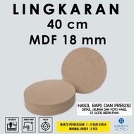 40 cm circle - 18 mm MDF - MDF board wooden MDF board/