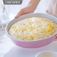 [CHEFMADE.os] Rose Gold 9-inch Non-stick Deep Pizza Pan Bake Pan Carbon Steel Pizza/Cake Pan Bake Pa