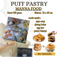 Puffy Pastry Manna Food Sheet / Adonan Instan Siap Lipat / Puff Pastry 750 gram / Adonan Kue Pastry 