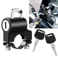 Universal Motorcycle Grip Bracket Helmet Lock Anti-theft Multifunctional Fixed Safety Lock Storage Hook for Motorbike Electric Vehicle Bicycle