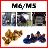 KMT M6 Skru M5 Skru Skru M6 Skru M5 Skru Ekor Motor Y15 Skru Cover Set Motor Motor Skru M6 M5 Skru G