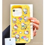 Balloon kt Cat Meteorite Pattern Suitable for iPhone Phone Case Suitable for iPhone 16 Pro Max/15/14