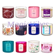 AUTHENTIC BATH AN BODY WORKS BBW 3 WICK SCENTED CANDLE