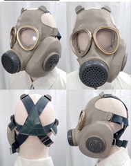 หน้ากากกันแก๊ส ของเเท้ PLA M65 Gas Mask + Filter ติดที่เเก้ม + กระเป๋าสะพาย ร้าน BKK Militaria