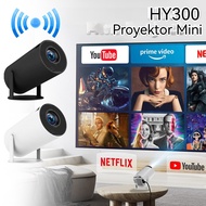HY300 Portable Smart Projector 4K UHD Mini with Android WiFi and Bluetooth Projector 4k Ultra HD
