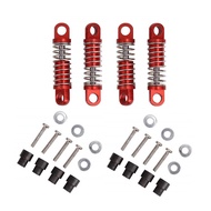 4Pcs Alloy Shock Absorber Damper Oil Filled Type for Rc Hobby Model Car 1/28 Wltoys K969 K989 P929 D
