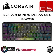 Corsair K70 PRO MINI WIRELESS 60% Mechanical CHERRY MX Speed Switch Keyboard - Black/White
