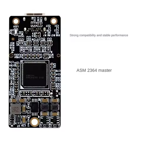 J1UL1N NVME To USB 3.2 Type-C Adapter M2 NVME SSD Adapter PCB ASM2364 USB 3.2 GEN2 X2 20Gbps Support