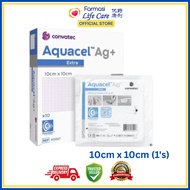Convatec Aquacel Ag / Ag+ 10cm x 10cm 1 piece Hydrofiber Dressing 413567