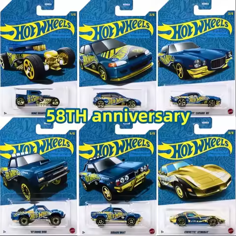 New Hot Wheels Hdh54 1:64 Diecast Car Model Corvette Stingray Dodge D100 Camaro Honda Civic Collecti