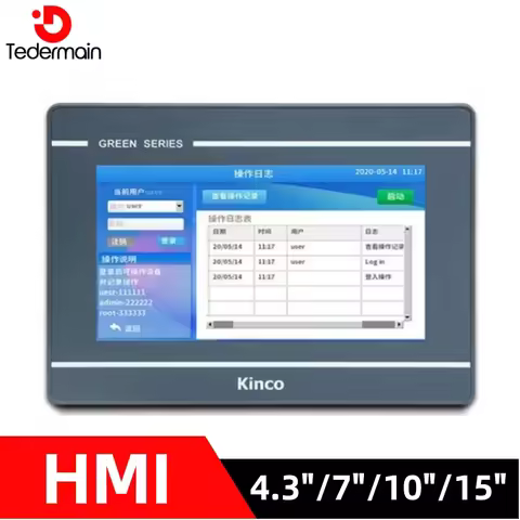 Kinco HMI Touch Screen Ethernet Host New Human Machine Interface Upgrade GL043E GL070 GL070E GL100E