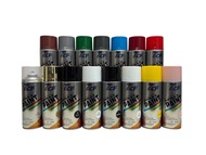 7CF Spray Paint Full Color Range (Matt Black White Lacquer Silver Blue Red Yellow Gold Pink Grey Gre