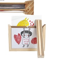LUCKYUFT Wooden Kids Art Frame, Memorial Wall Decoration Photo Frame, Creative Changeable Family Por