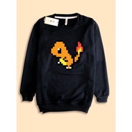 Pokemon Charmander Sweatshirt PIXEL Art