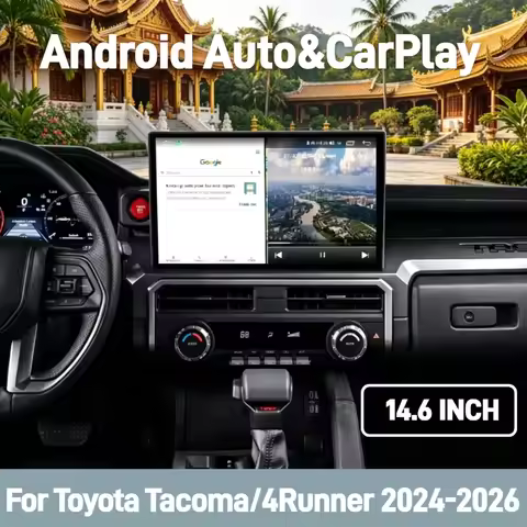 14.6" Android 14 CarPlay Auto Car Radio For Toyota Tacoma/4Runner 2024-2026 Screen GPS Navigation Mu