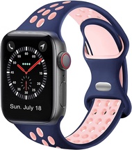 [HOT JUXXKWIHGWH 514] สายซิลิโคนสำหรับ Apple Watch Band 45มม. 41มม. 44มม. 40มม. 42มม. 38มม. สายนาฬิกาเข็มขัดสร้อยข้อมือ Correa Iwatch Series 7 6 Se 5 4สาย