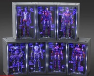 ✨全新正版未開封✨中動玩具 ZD Toys Marvel 1/10 Iron Man Mark 1-7 + Hall of Armor 全息格納庫套裝