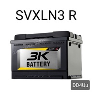 แบตเตอรี่รถยนต์ 3K SILVER X-TREME SVXLN3 แบตแห้ง แบตรถยุโรป ขั้วจม ไม่ต้องดูแล