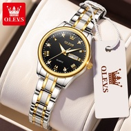 นาฬิกาข้อมือชาย Olevs 18K ทอง เวอร์ชั่นยูนิเซ็กซ์ วิทยุความถี่สูง นาฬิกาควอตซ์ ป้องกันน้ำ กลไกมือ สา