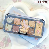 JILL LEEN Eyeshadow 眼影盘小熊细闪 Palette Nine Colors Matte Pearlescent Thin Flash Bear Palette