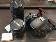 Canon 600D 連kit lens + 55-250lens 2電